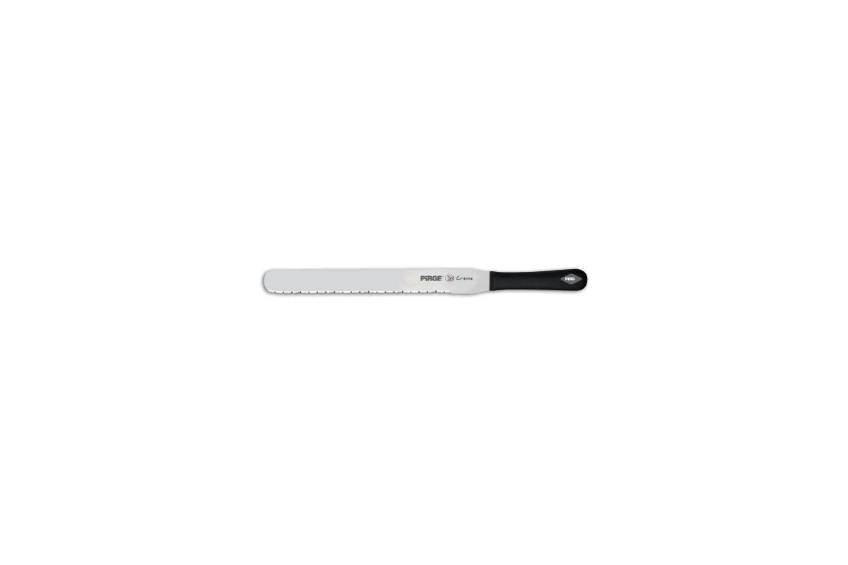Creme Confectioner’s Knife With Serrated Edge