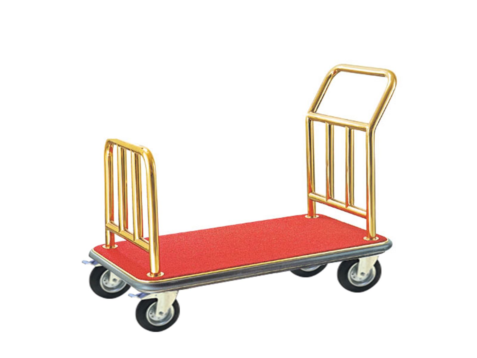 EM 216 Luggage Trolley Brass