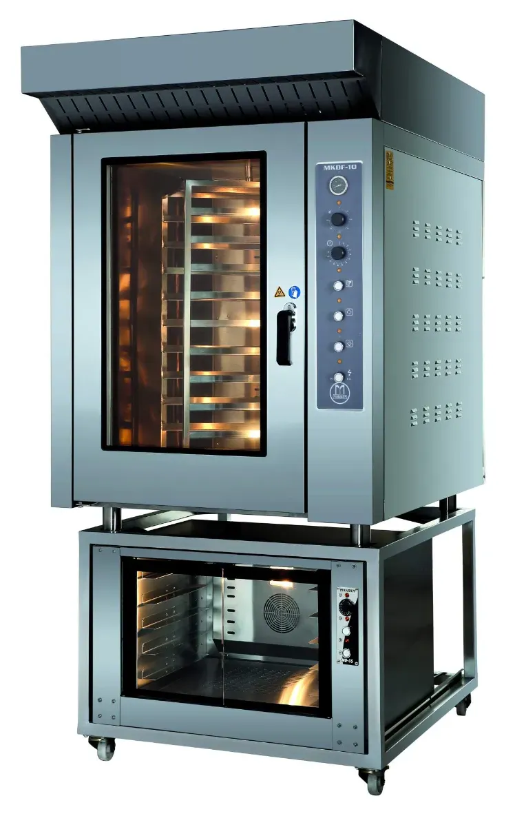 MKDF-10 Elektrikli Konveksiyonlu Dönerli Patisseri Fırını