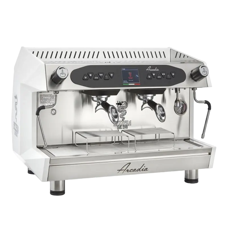 Bezzera Arcadia DE PID Tall Cup Tam Otomatik Espresso Kahve Makinesi, 2 Gruplu, Mat Beyaz