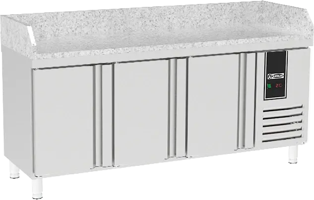 Dough Preparation Refrigerator with Granite Top