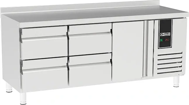 Counter Type Refrigerator with Door & Drawer