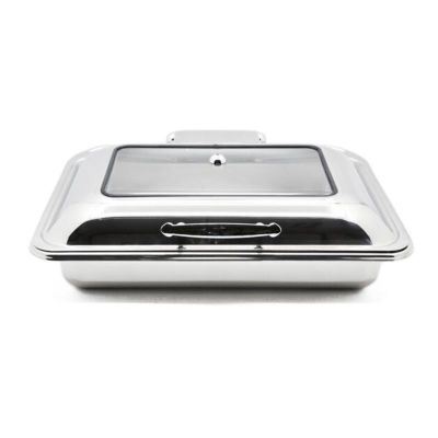 Biradlı Grovy Ekonomik Dikdörtgen Chafing Dish Ayaklı Stand