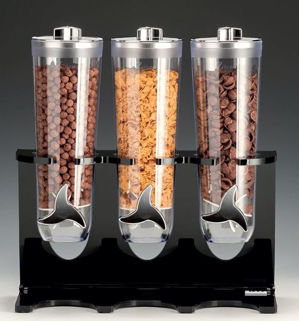 Cornfleks Dispenser With Triple Stand Set Of 3