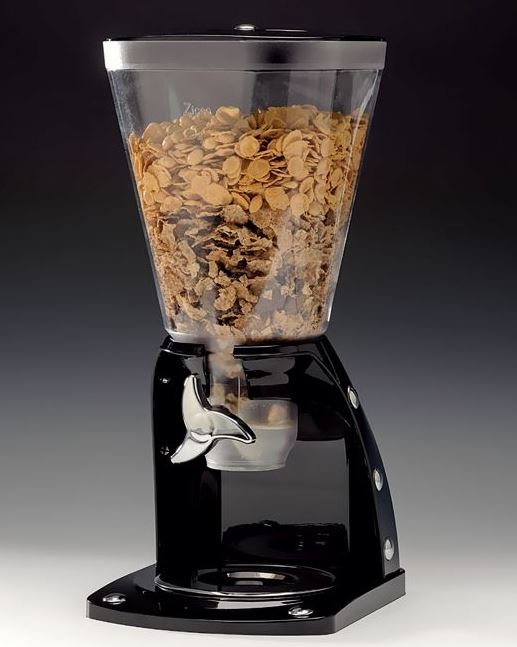 Polycarbonate Cornfleks Dispenser - Steel Construction