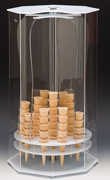 Acrylic Rotating Ice Cream Cone