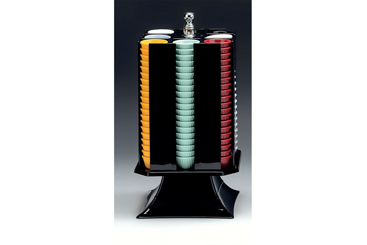 Polycarbonate Rotary Stand For Sauce and Jam
