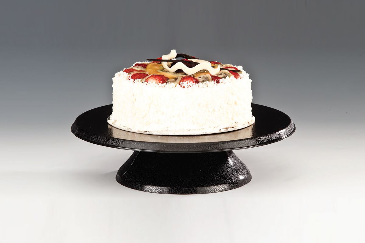 Polycarbonate Cake Coating Stand / Rotating