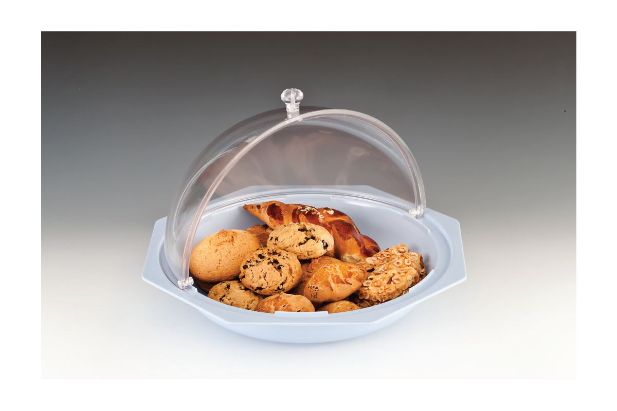 Melamıne Bottomed Polycarbonate Covered Bell Jar