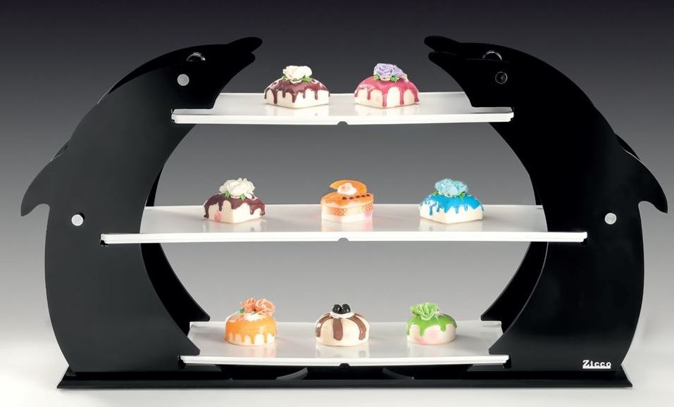 Display Stand With Melamine Tray