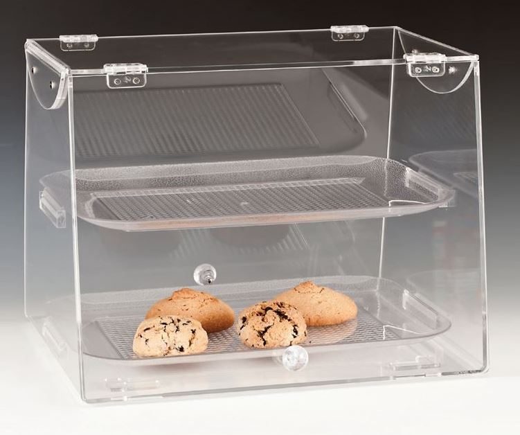 Display Stand With Polycarbonate Tray