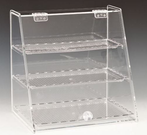 Display Stand With Polycarbonate Tray