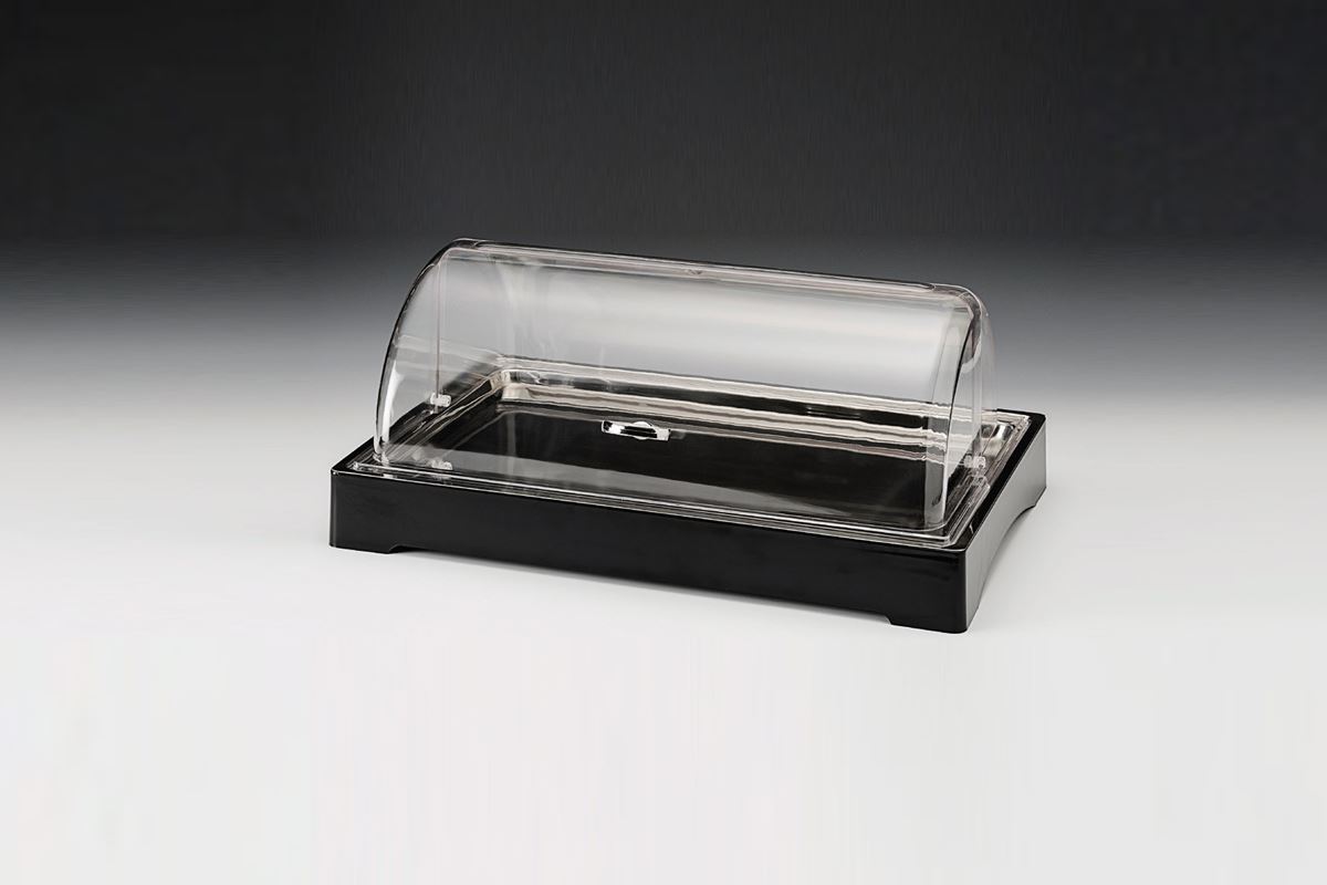 Polycarbonate Rolltop Dısplay Stand Wıth Cover And Cooler / Big