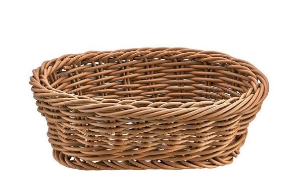 Plastic Bread Basket (Small Oval)