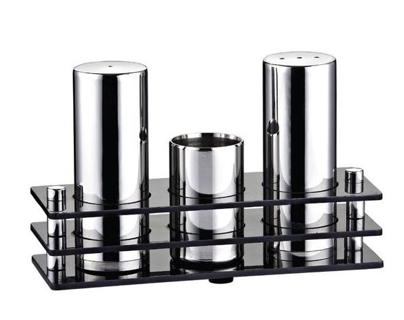 Triple Rectangle Salt Shaker Set (Glossy)