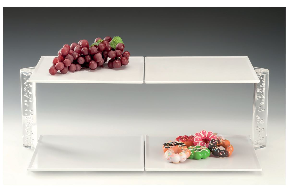 Display Stand With Melamine Tray