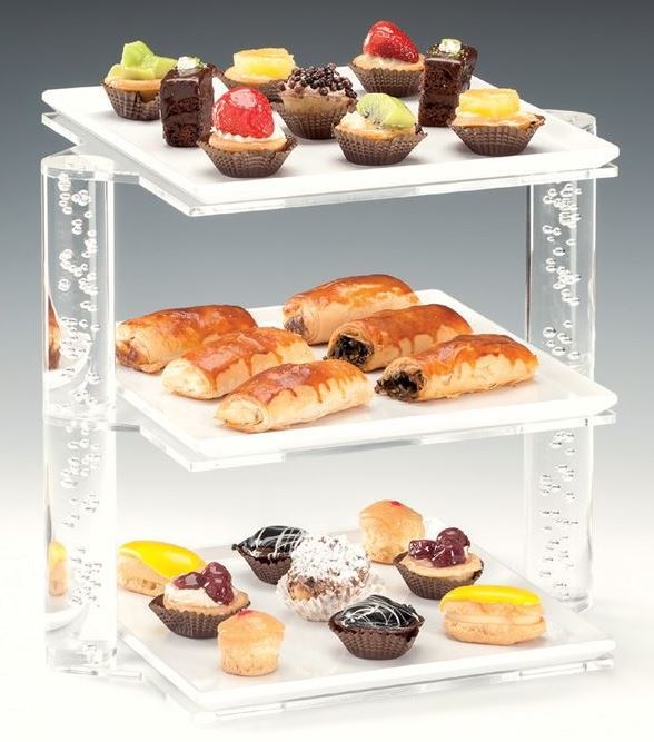 Display Stand With Melamine Tray