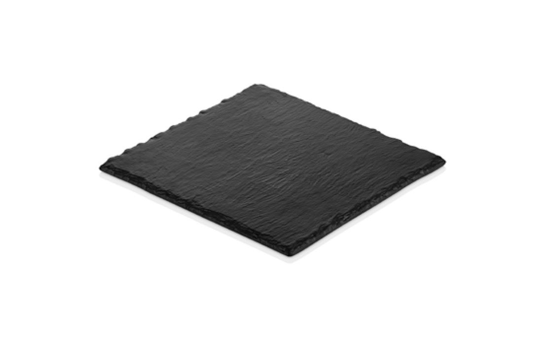 BLACK Slate Slate Effect Square Board