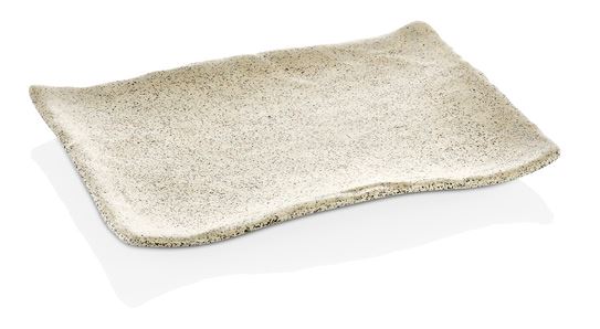 WHITE GRANITE Rectangular Plate