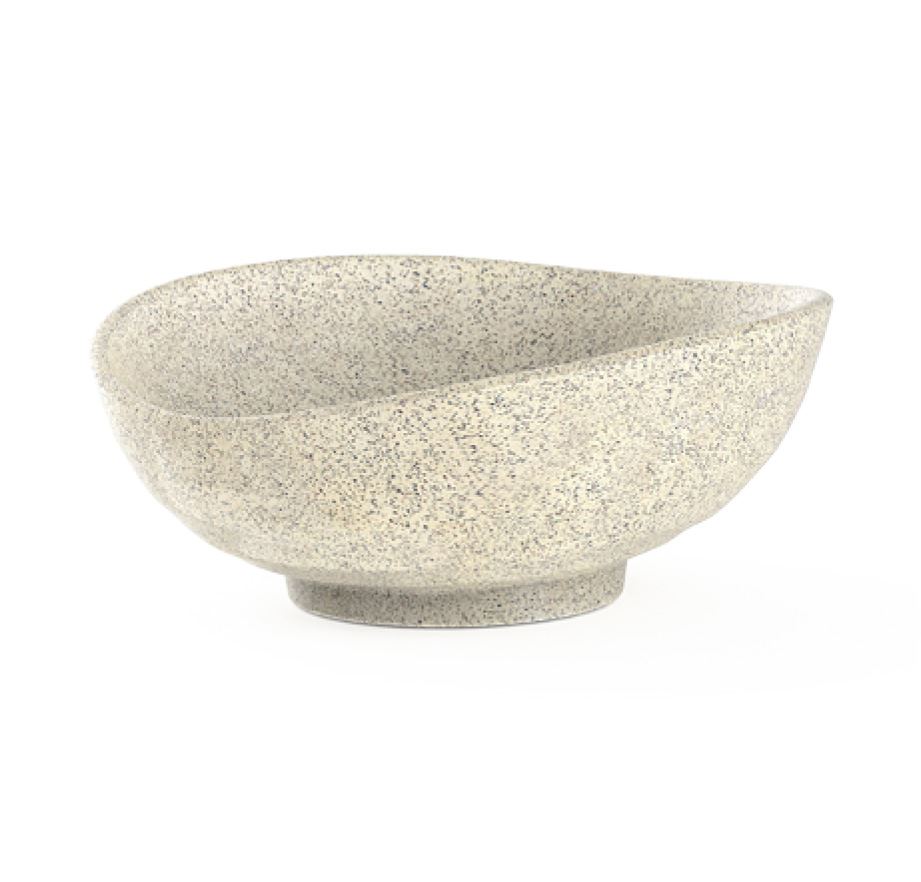 WHITE GRANITE Galaxy Bowl