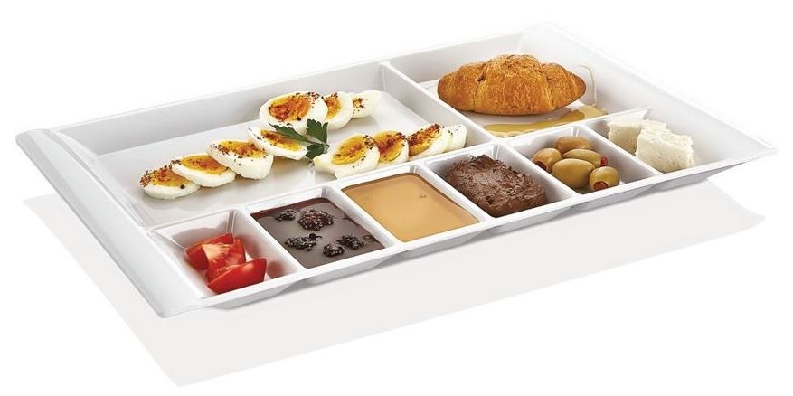 Breakfast Self Service Tray