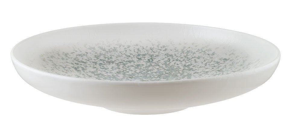 Lunar Ocean Porcelain Deep Plate