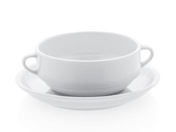 Consomme Bowl & Plate