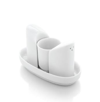 Toothpick Holder, Salt, Pepper Shaker & Tray