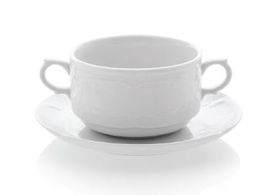 Consomme Bowl & Plate