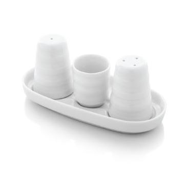Salt, Pepper Shaker, Toothpick Holder & Tray