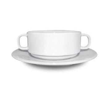 Consomme Bowl & Plate