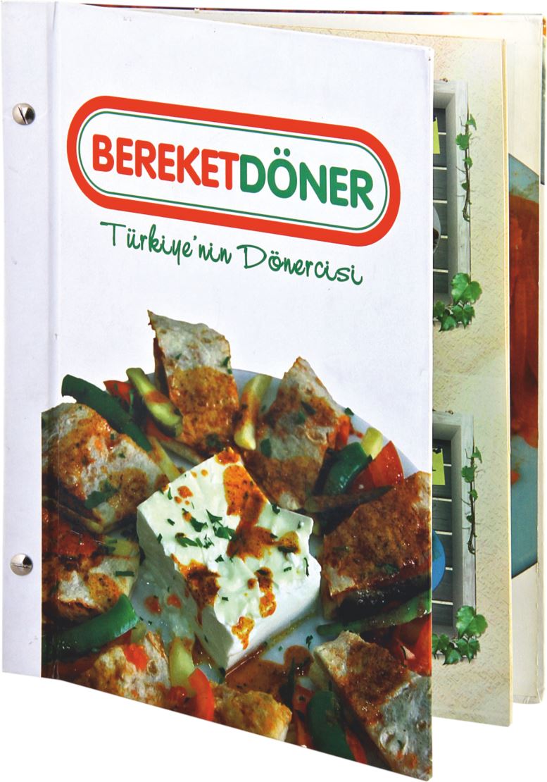 Vidalı Dijital Baskılı Ofset Menü